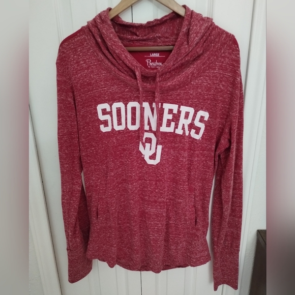 Oklahoma Sooners Marled Lightweight Hoodie - Picture 10 of 14